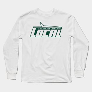 LOCAL 51631 RETRO NYJ STYLE LONG ISLAND NEW YORK Long Sleeve T-Shirt